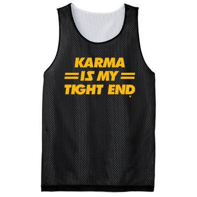 Karma Is My Tight End Kansas City Football Mesh Reversible Basketball Jersey Tank