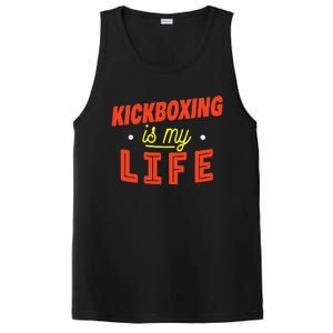 Kickboxing Is My Life Funny Kickboxer PosiCharge Competitor Tank