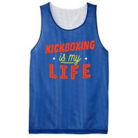 Kickboxing Is My Life Funny Kickboxer Mesh Reversible Basketball Jersey Tank