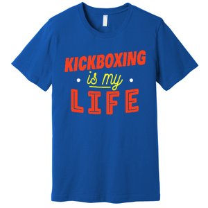 Kickboxing Is My Life Funny Kickboxer Premium T-Shirt