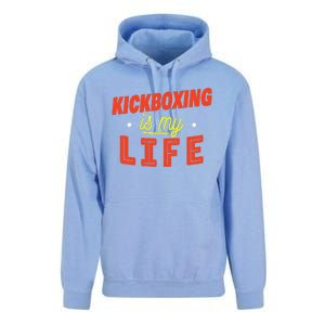 Kickboxing Is My Life Funny Kickboxer Unisex Surf Hoodie