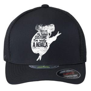 Koala Is My Human Costume Love Australian Koalas Kids Flexfit Unipanel Trucker Cap