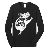 Koala Is My Human Costume Love Australian Koalas Kids Long Sleeve Shirt