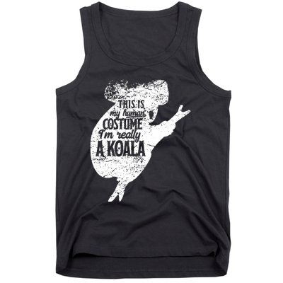 Koala Is My Human Costume Love Australian Koalas Kids Tank Top