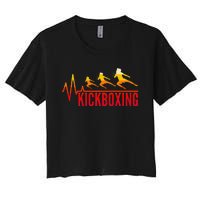 Kickboxing Is My Favorite Season For Kickboxer Women's Crop Top Tee