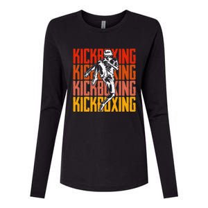 Kickboxing Is My Favorite Season For Kickboxer Womens Cotton Relaxed Long Sleeve T-Shirt