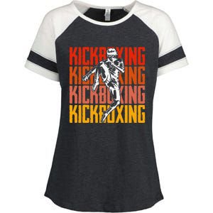 Kickboxing Is My Favorite Season For Kickboxer Enza Ladies Jersey Colorblock Tee