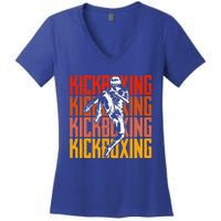 Kickboxing Is My Favorite Season For Kickboxer Women's V-Neck T-Shirt