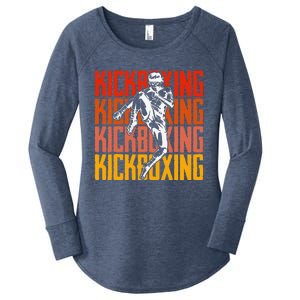 Kickboxing Is My Favorite Season For Kickboxer Women's Perfect Tri Tunic Long Sleeve Shirt