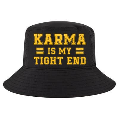 Karma Is My Tight End Cool Comfort Performance Bucket Hat