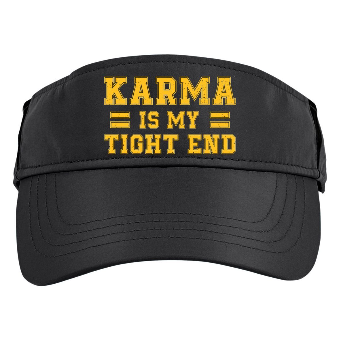 Karma Is My Tight End Adult Drive Performance Visor