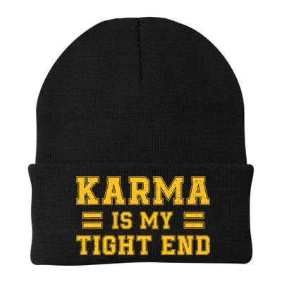 Karma Is My Tight End Beanie