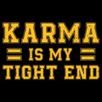 Karma Is My Tight End Wool Snapback Cap