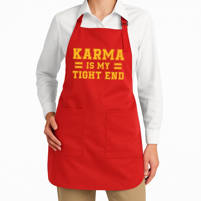Karma Is My Tight End Apron
