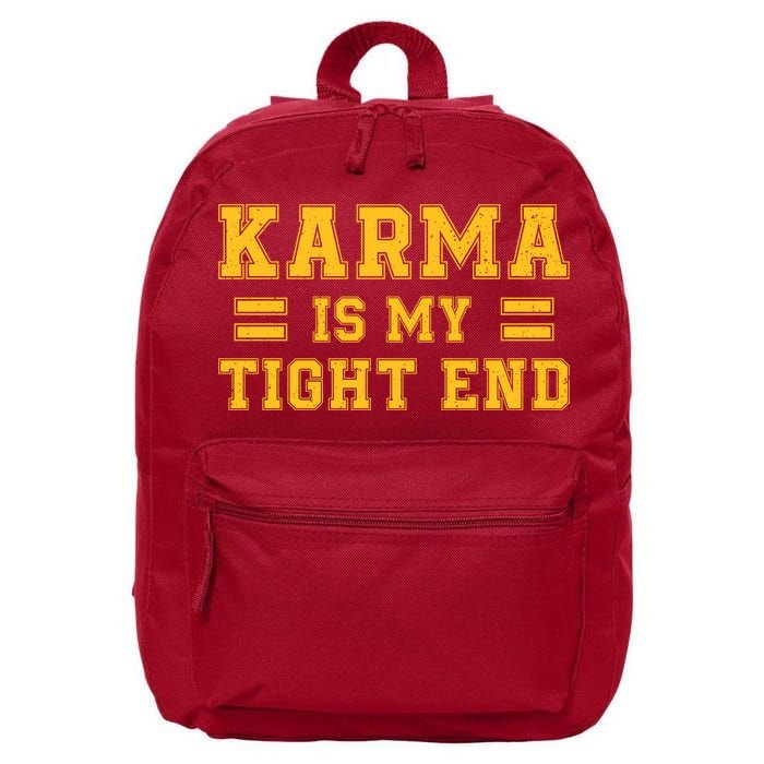 Karma Is My Tight End 16 in Basic Backpack