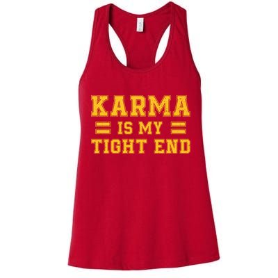 Karma Is My Tight End Womens Tank Top