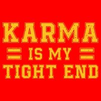 Karma Is My Tight End Baby Bodysuit