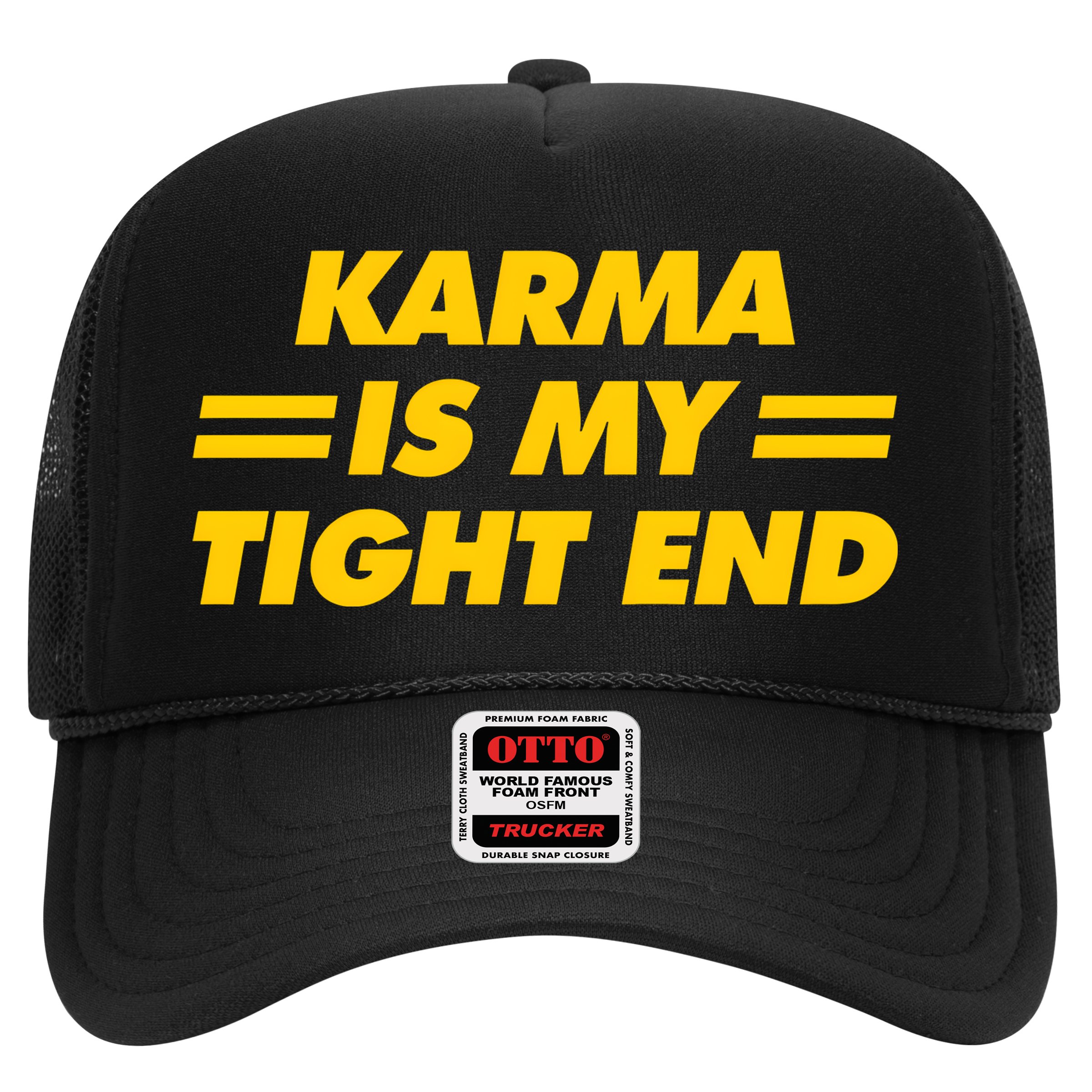 Karma Is My Tight End Kansas Football Hat