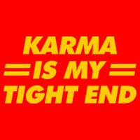 Karma Is My Tight End Kansas Football Toddler T-Shirt