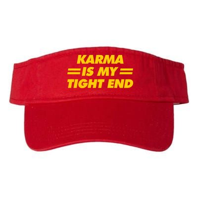 Karma Is My Tight End Kansas Football Visor