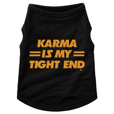 Karma Is My Tight End Kansas Doggie Tank