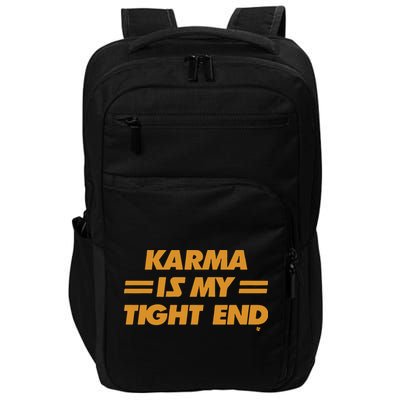Karma Is My Tight End Kansas Impact Tech Backpack