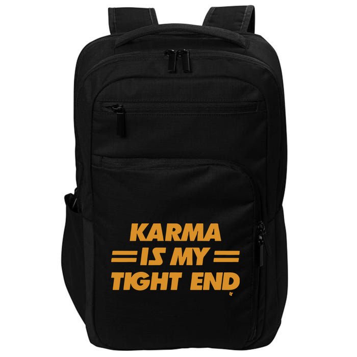 Karma Is My Tight End Kansas Impact Tech Backpack