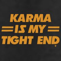 Karma Is My Tight End Kansas 25L Jumbo Tote