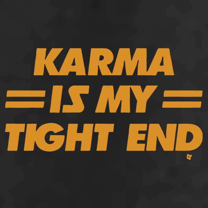 Karma Is My Tight End Kansas 25L Jumbo Tote