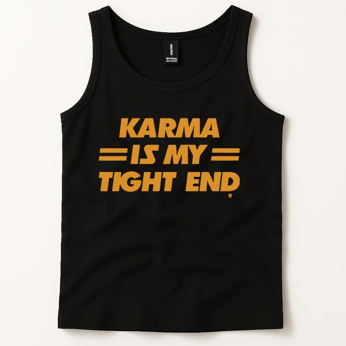 Karma Is My Tight End Kansas Tank Top