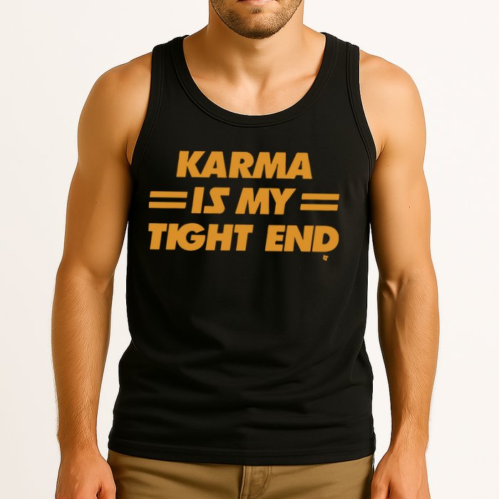 Karma Is My Tight End Kansas Tank Top