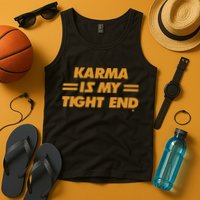 Karma Is My Tight End Kansas Tank Top
