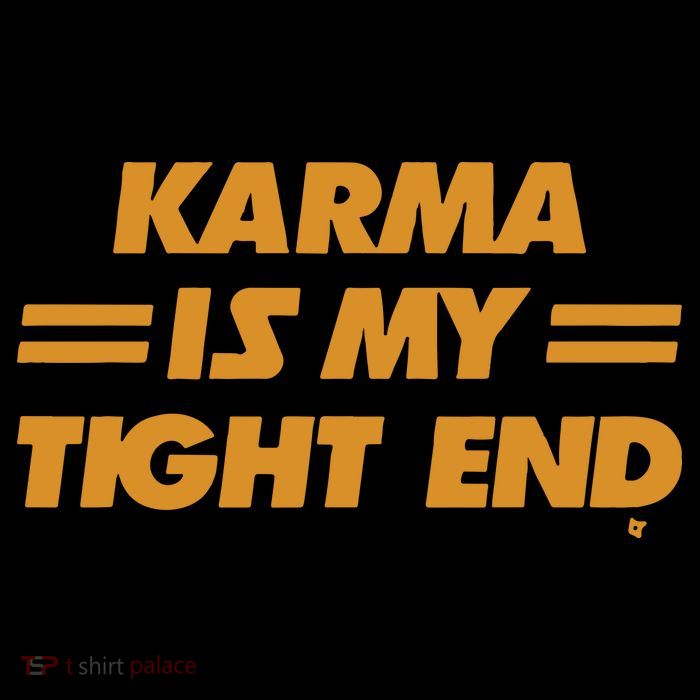 Karma Is My Tight End Kansas Visor