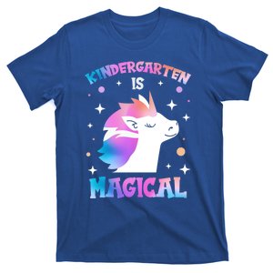 Kindergarten Is Magical Teachers Appreciation Day Unicorn Cool Gift T-Shirt