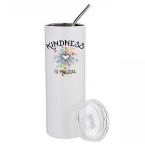 KINDNESS Is Magical Motivational Positive Message Stainless Steel Tumbler