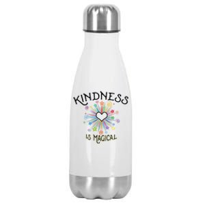 KINDNESS Is Magical Motivational Positive Message Stainless Steel Insulated Water Bottle