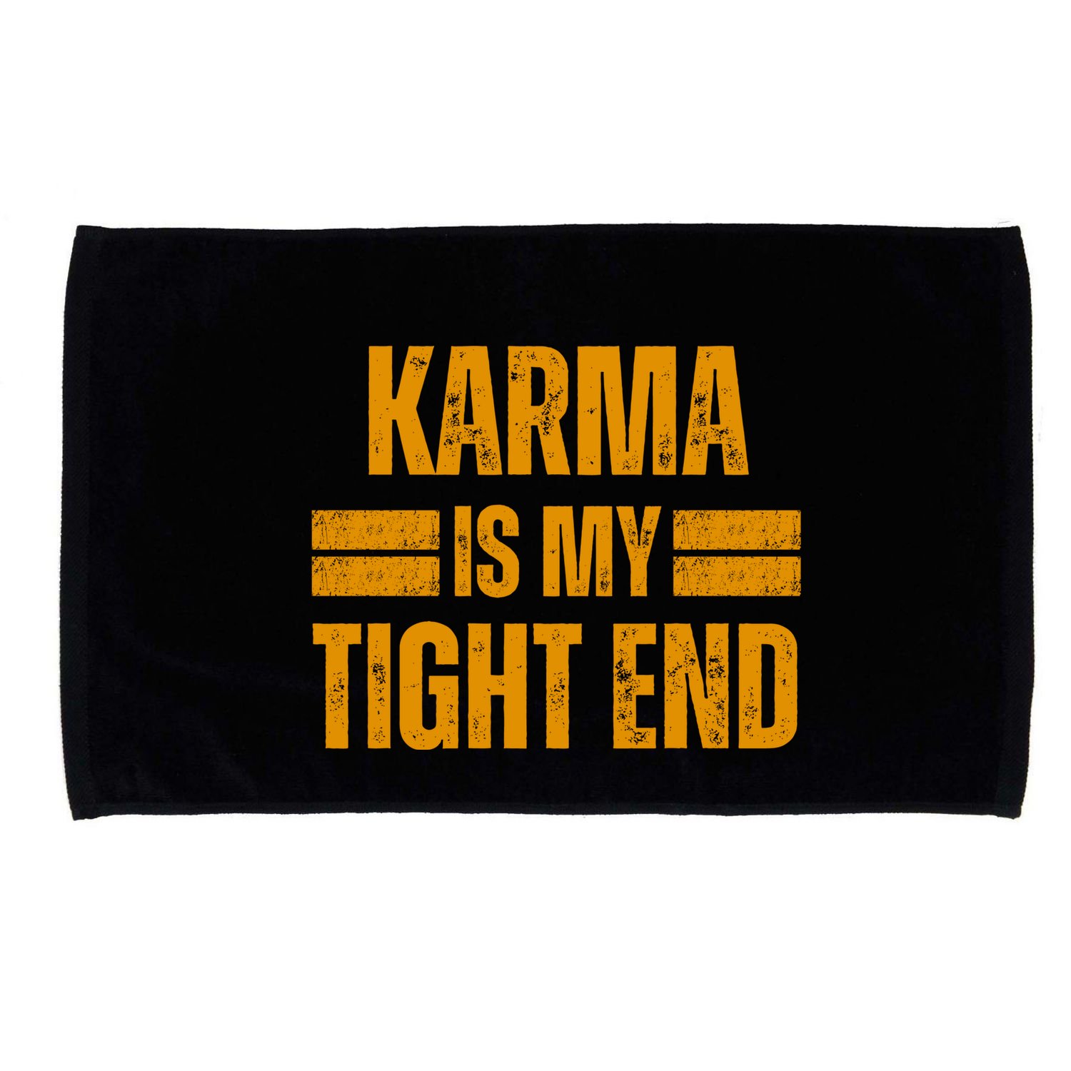 Karma Is My Tight End Microfiber Hand Towel