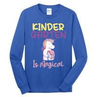 Kindergarten Is Magical Unicorn Gift Tall Long Sleeve T-Shirt