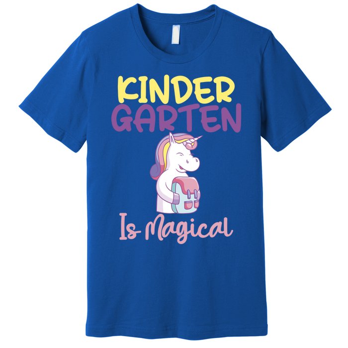 Kindergarten Is Magical Unicorn Gift Premium T-Shirt