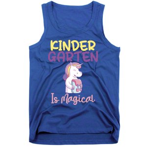 Kindergarten Is Magical Unicorn Gift Tank Top