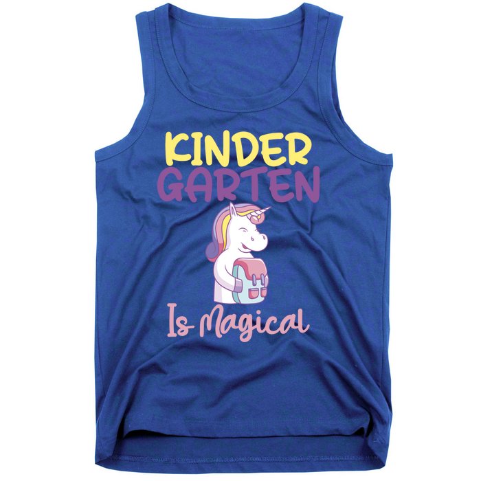 Kindergarten Is Magical Unicorn Gift Tank Top