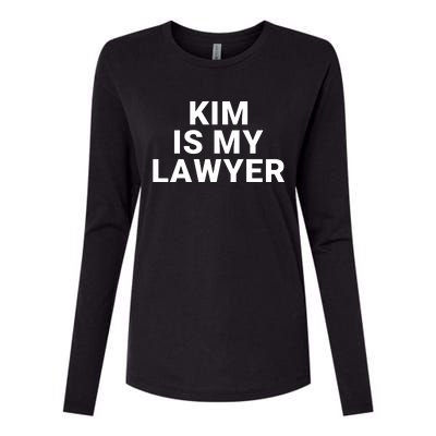 Kim Is My Lawyer 1 Womens Cotton Relaxed Long Sleeve T-Shirt