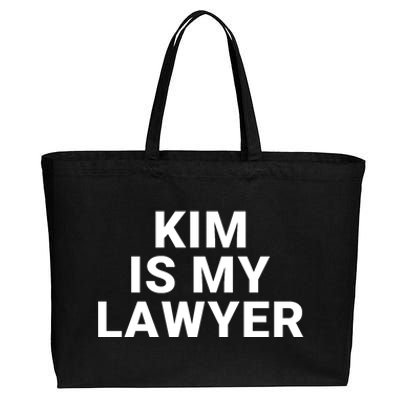 Kim Is My Lawyer 1 Cotton Canvas Jumbo Tote