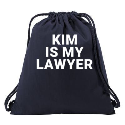 Kim Is My Lawyer 1 Drawstring Bag