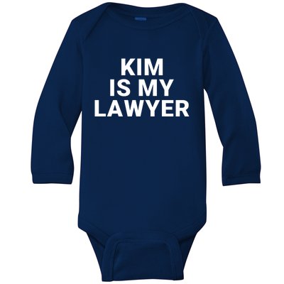 Kim Is My Lawyer 1 Baby Long Sleeve Bodysuit