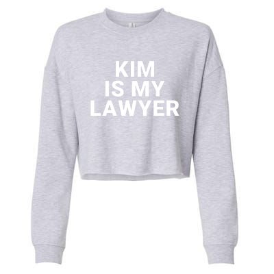 Kim Is My Lawyer 1 Cropped Pullover Crew