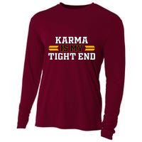 Karma Is My Tight End Cooling Performance Long Sleeve Crew