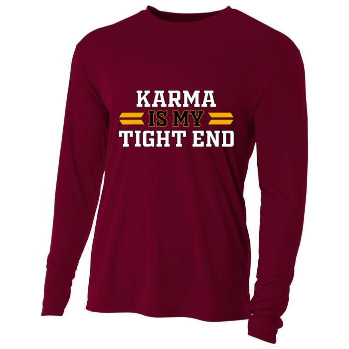 Karma Is My Tight End Cooling Performance Long Sleeve Crew