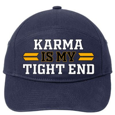 Karma Is My Tight End 7-Panel Snapback Hat