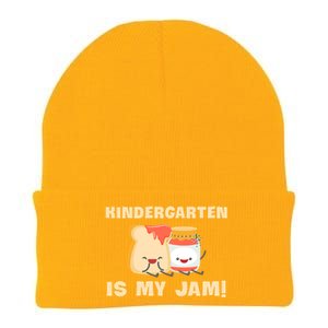 Kindergarten Is My Jam Funny Kindergarten Teachers Gift Knit Cap Winter Beanie